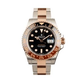 Rolex GMT-Master 126711 Męski zegarek ze stalową czarną tarczą 40 mm
